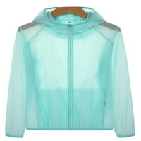 Бомото Жените Блузи Целосна Патент Блуза Еднобојна Туника Кошула UPF 40+ Јакна Outdoot Дуксери Светло Зелена XL