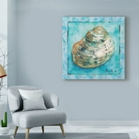Трговска марка ликовна уметност 'Shell Scallop 4' Canvas Art by Marietta Cohen Art and Design