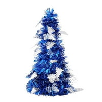 хуаи креативна мини десктоп декорација на новогодишна елка мала елка божиќна декорација сина