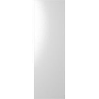 Ekena Millwork 15 W 33 H TRUE FIT PVC SINE PALLE CHEVRON модерен стил фиксни ролетни за монтирање, бело