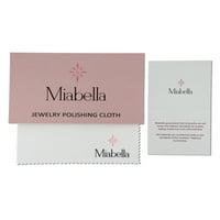 Miabella Women 2- Carat T.G.W. Овално намалување роза де Франс 14kt розово злато солитер прстен