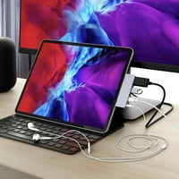 HyperDrive 4-во-USB-C центар за iPad Pro Air, сива
