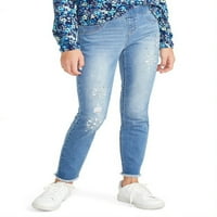 Правда Девојки модни Jeanан хеланки, големини 5- & плус