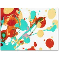 Трговска марка ликовна уметност 'Партија за боја 3' платно уметност од Ејми Вангсгард