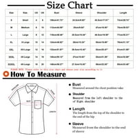 Блуза За Мажи Дозвола Мажи Мода Обични Копчиња Хаваи Печатење Пресврт Краток Ракав Кошула Блуза Враќање Бела 10