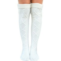 Жените Дама Зима Топло Над Коленото Бутот Високи Меки Чорапи Чорапи Хеланки