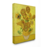 Колекцијата за декорирање „Ступел дома“ Ван Гог Сончогледи После импресионистичко сликарство на платно wallидна уметност