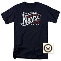 Морнарица основана во ретро маица и ексклузивна налепница