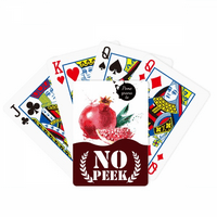 Памегранат Овошје Вкусна Здрава Акварел Ѕиркаат Покер Играње Карти Приватна Игра