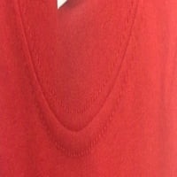 Gilddan Adult Cotton Chorte Recave Red Crew маица, 1-пакет, среден