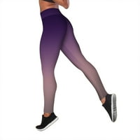 Женски тренингот за вежбање на стомакот за контрола на стомакот за вежбање со високи панталони за јога со високи половини